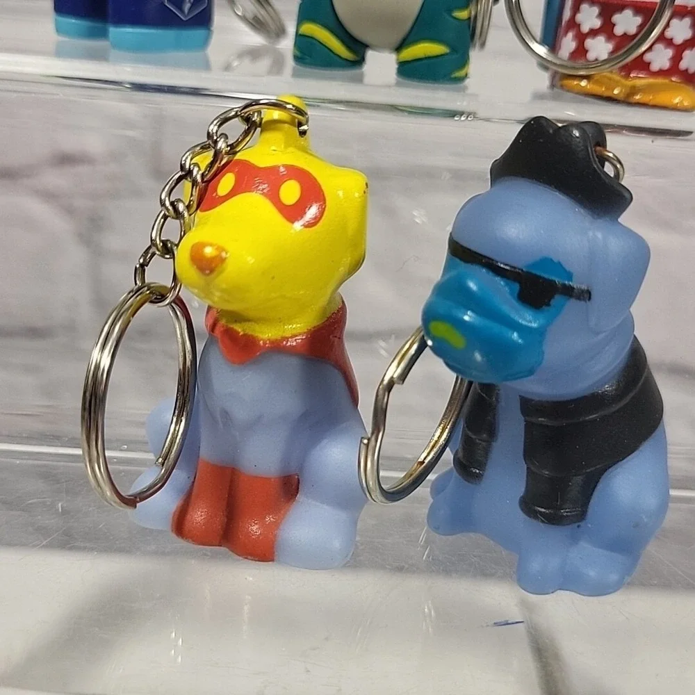 American Heart Association Collectible Keychains Lot Of 5 Rubber‎ Figural